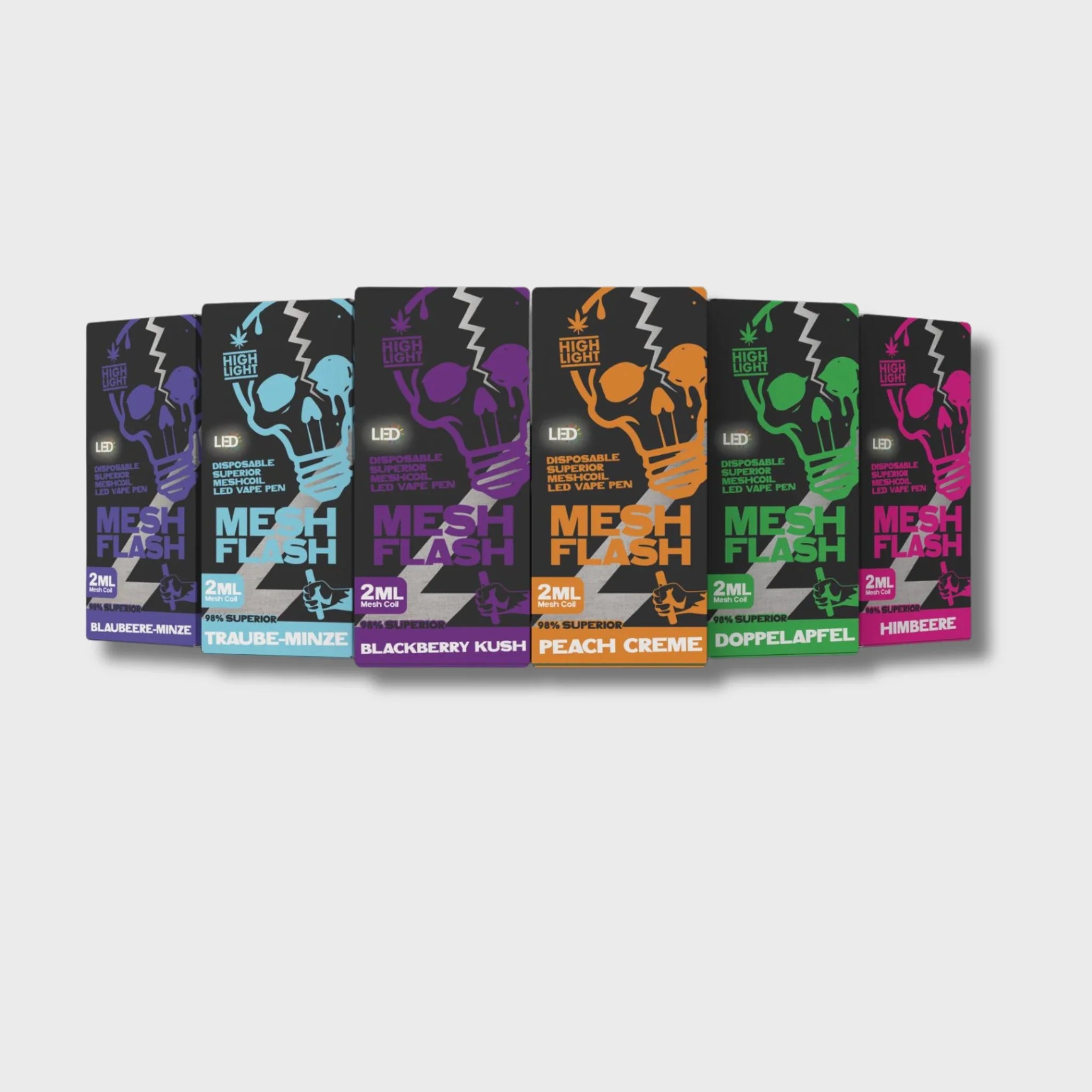 Mesh Flash 98% Superior Vape Blaubeere-Minze