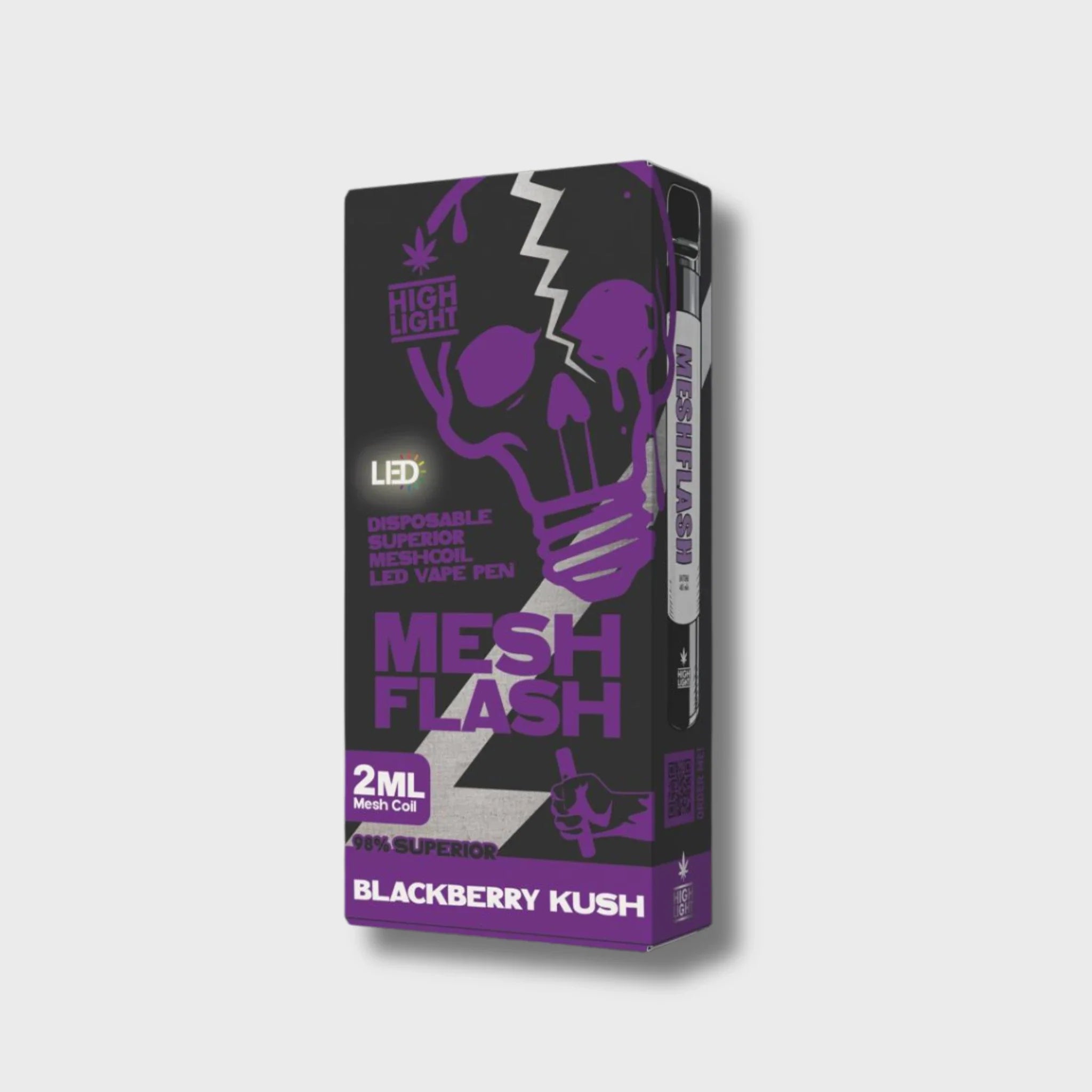 Mesh Flash 98% Superior Vape Blackberry Kush