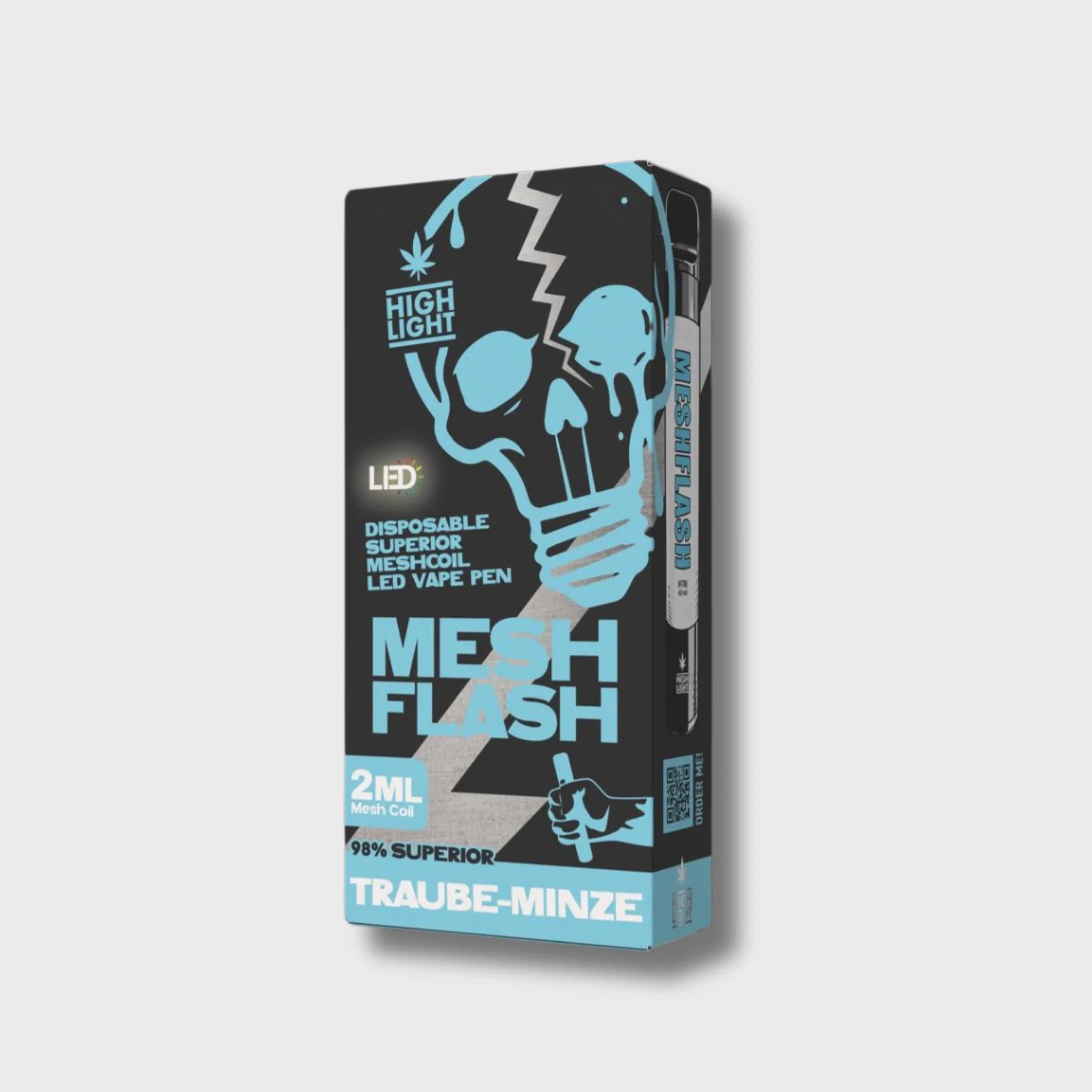 Mesh Flash 98% Superior Vape Traube-Minze
