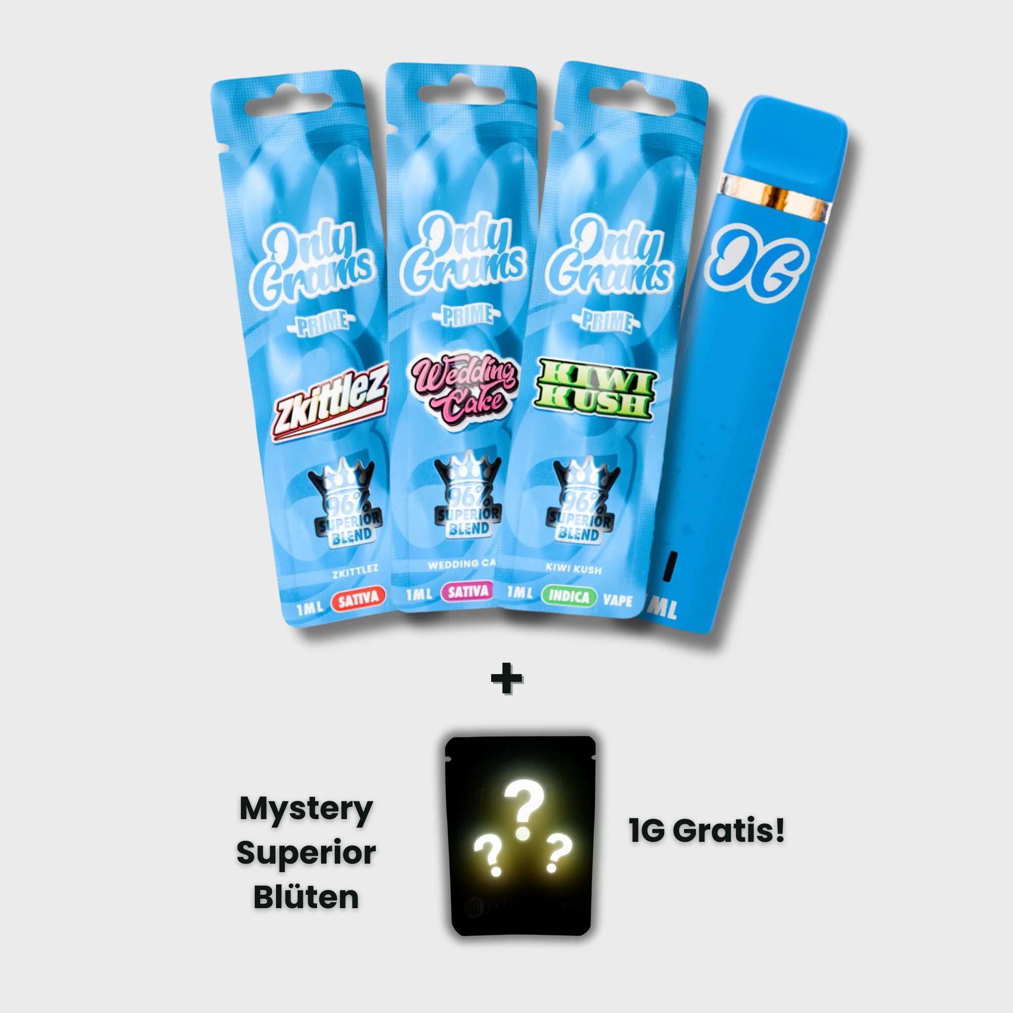 OnlyGrams Superior Prime Vape 96% | Strawberry Cough